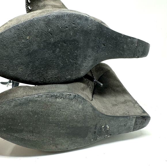 Giuseppe Zanotti for Thankoon Wedge Boot with Lace Up Flap - Picture 9 of 12